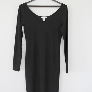 H&M Black Longsleeve Dress